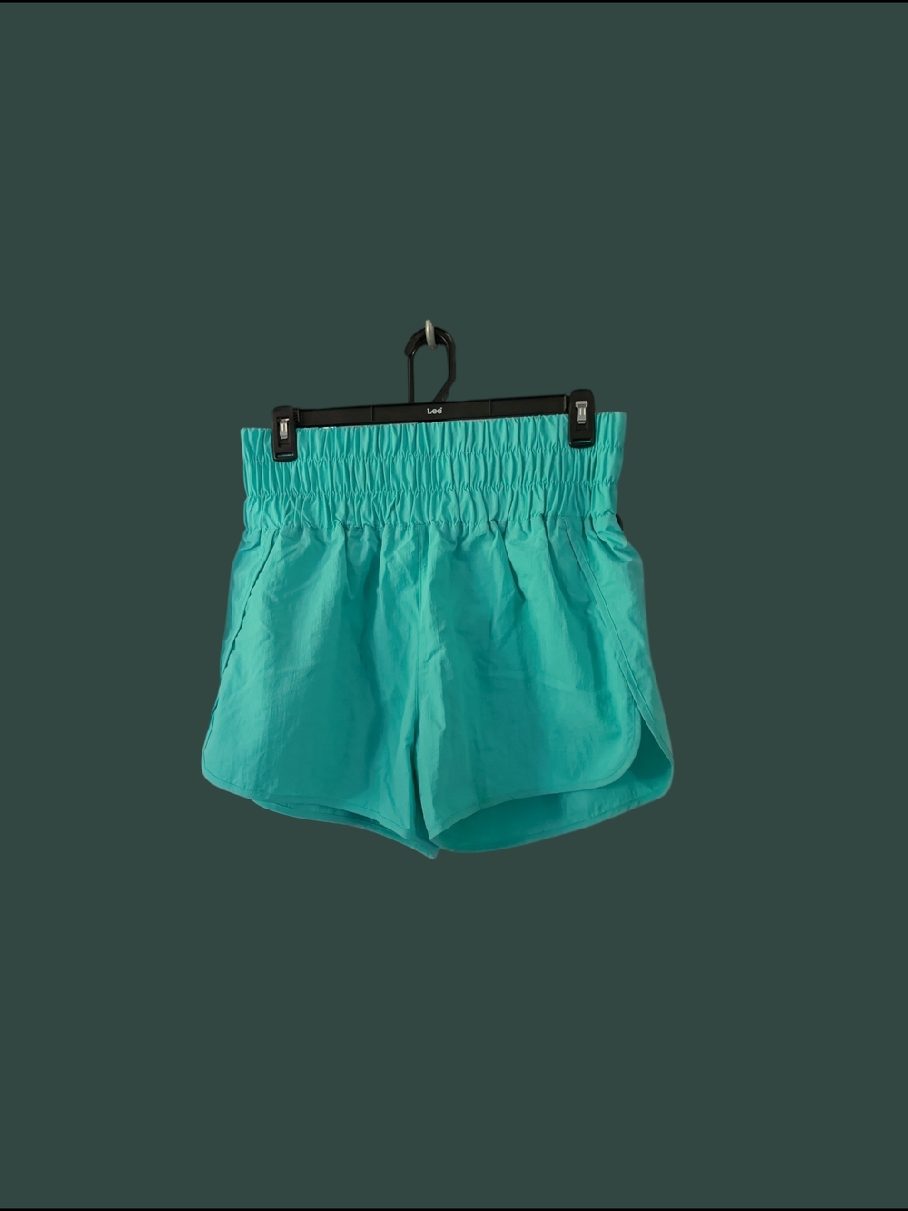 Smocked Waist Turquoise Women’s Shorts